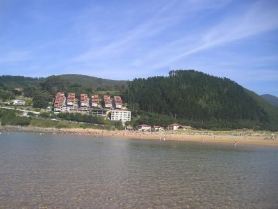 Playa de Laida en Ibarrangelu
