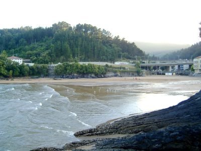 Playa de Laidatxu en Mundaka