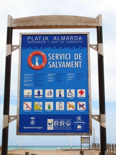 Playa de l'Almardà en Sagunto/Sagunt