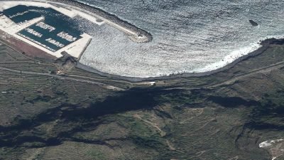 Vista aérea de Las Aguas, Garachico