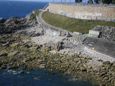Playa de las Amorosas en A Coruña