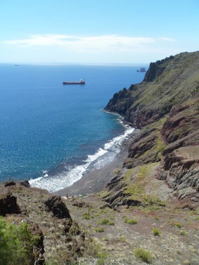 Playa de las Gaviotas en Santa Cruz de Tenerife