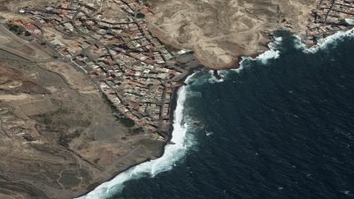 Vista aérea de Las Maretas, Arico