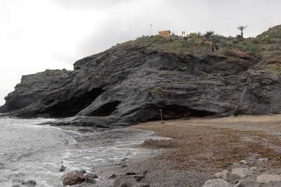 Playa de las Mulas en Cartagena
