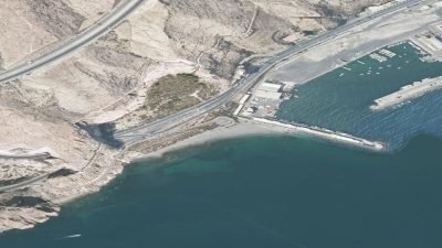 Vista aérea de Las Olas, Almería