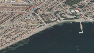 Vista aérea de Las Palmeras, Los Alcázares