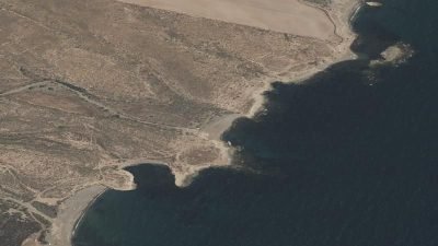 Vista aérea de Las Pulgas, Águilas
