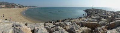 Playa de Les Botigues en Sitges