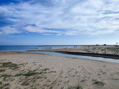 Playa de Les Gavines en Cubelles