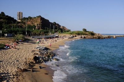 Playa de Les Moreres en Montgat