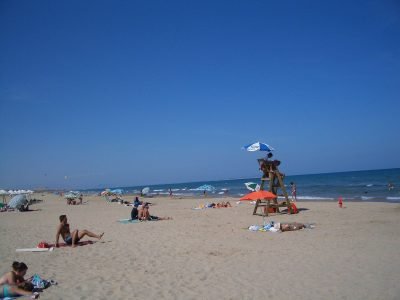 Playa de Les Ortigues en Guardamar del Segura