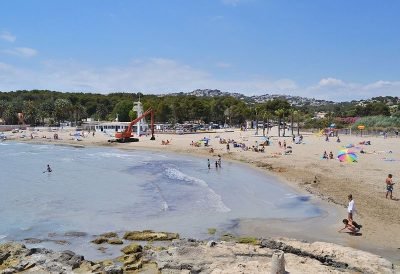 Playa de Les Playetes en Teulada