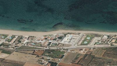 Vista aérea de L'Estanyo, Dénia
