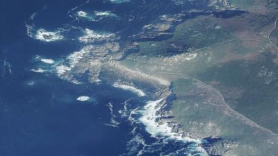 Vista aérea de Liñeiros, Bueu