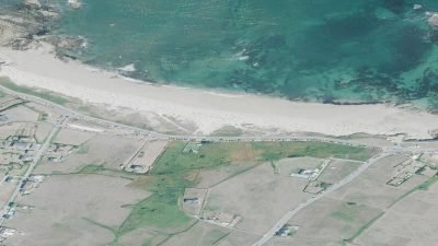 Vista aérea de Llás, Foz