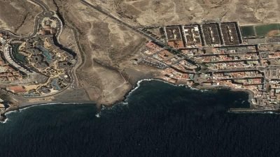 Vista aérea de Los Abrigos, Granadilla de Abona