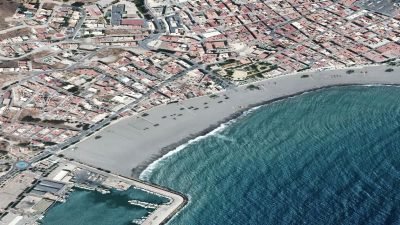Vista aérea de Los Barquicos, Carboneras