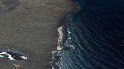 Vista aérea de Los Bonacibles, Haría