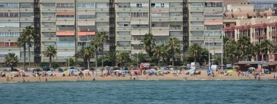 Playa de los Cárabos en Melilla