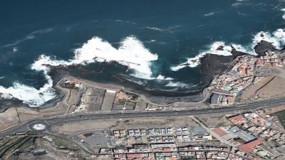 Vista aérea de Los Charcones, Arucas