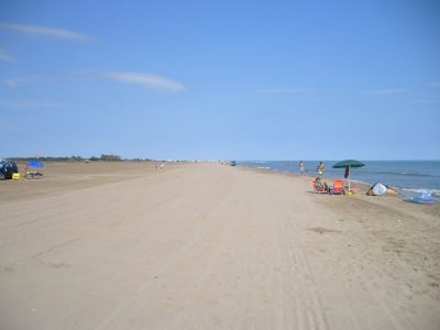 Playa de los Eucaliptos en Amposta