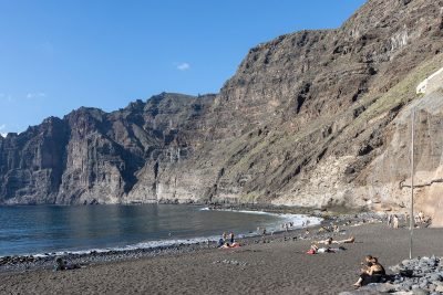 Playa de los Guíos en Santiago del Teide