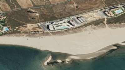 Vista aérea de Los Haraganes, Ayamonte
