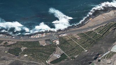 Vista aérea de Los Marrajos, Arucas