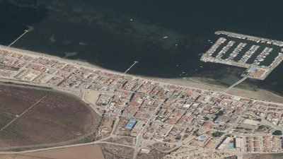 Vista aérea de Los Nietos, Cartagena