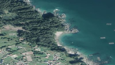 Vista aérea de Lourido, Sada