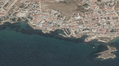 Vista aérea de Maestro Romero, Cartagena