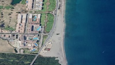 Vista aérea de Marina de la Torre, Mojácar