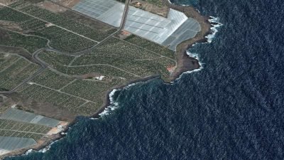 Vista aérea de Martín Luis, Puntallana