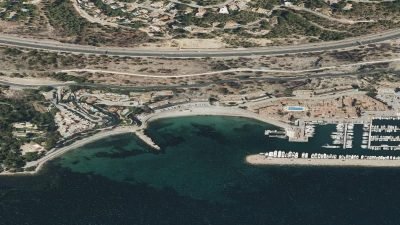 Vista aérea de Mascarat Sur, Altea