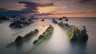 Playa de Meñakoz en Sopela