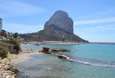 Playa de Morelló en Calp