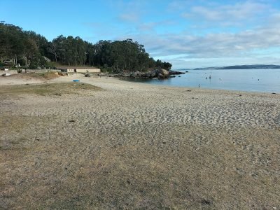 Playa de Mourisca en Bueu