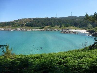 Playa de Niño do Corvo en Ponteceso