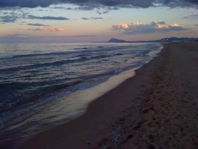 Playa de Norte de Gandía en Gandia