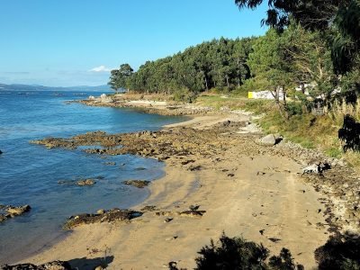 Playa de O Naso en A Illa de Arousa