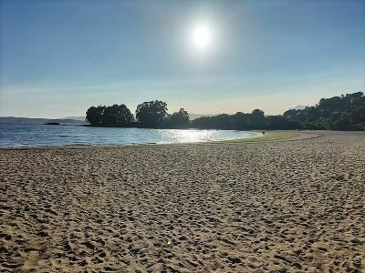 Playa de O Porrón en Rianxo