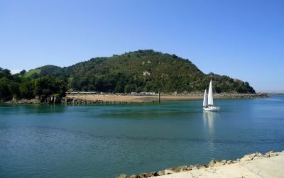 Playa de Oribarzar en Orio