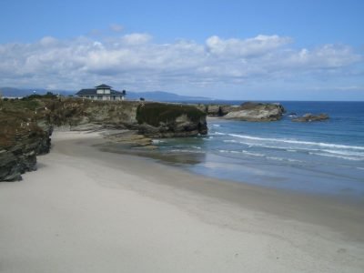 Playa de Os Castros en Ribadeo
