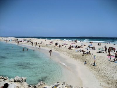 Playa de Pas d'En Adolf en Formentera