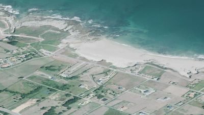 Vista aérea de Peizás, Foz