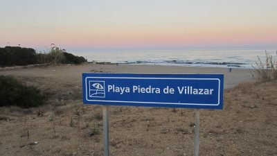 Playa de Piedra de Villazar en Mojácar
