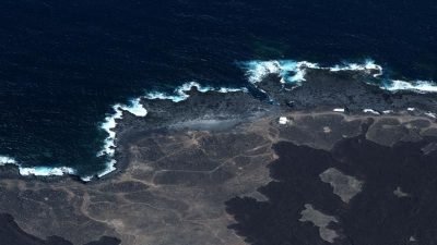 Vista aérea de Piedra Mansa, Tinajo