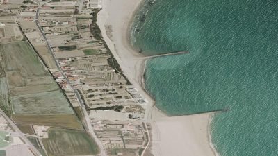 Vista aérea de Pinedo, Valencia