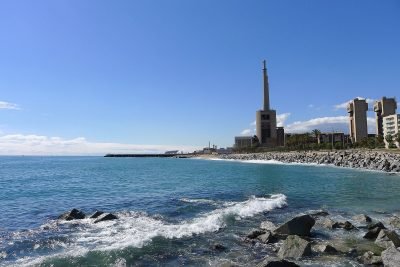 Platja de la Mora en Badalona