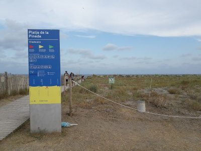 Platja de la Pineda en Viladecans